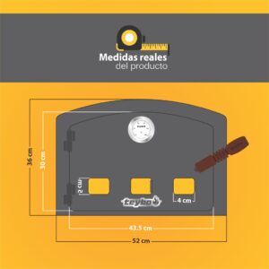 Puerta para horno de barro a leña estandar - Imagen 5