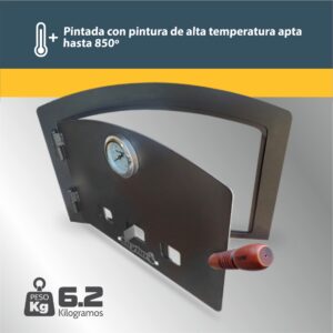Puerta para horno de barro a leña estandar - Imagen 6