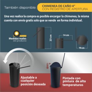 Puerta para horno de barro a leña estandar - Imagen 7