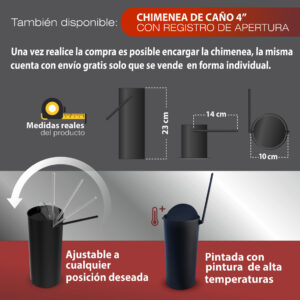 Puerta para horno de barro a leña XL versión grande - Imagen 7